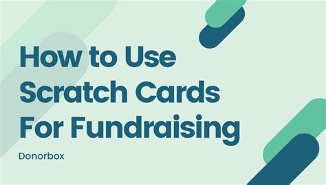 fundraising scratch cards|How to Use Scratch Cards for Fundraising .